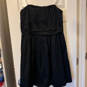 Elegant Black Strapless Dress